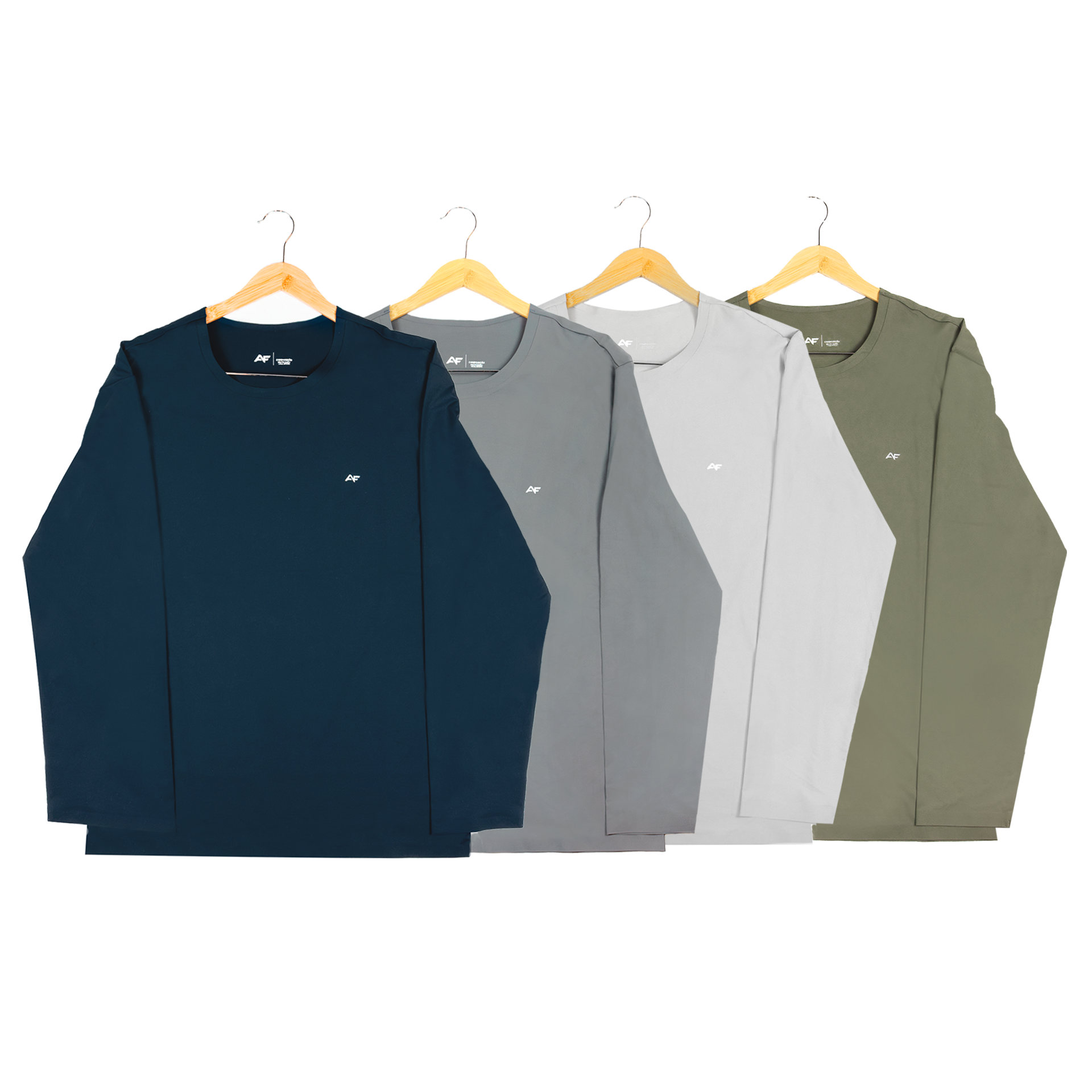 CAMISETA MANGA LONGA GOLA REDONDA